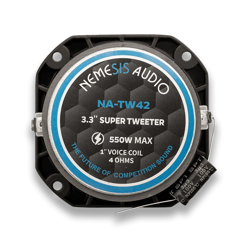 Nemesis Audio NA-TW42 3.3″ 275W RMS High-Efficiency Pro Audio Bullet Tweeter (Pair) Nemesis Audio
