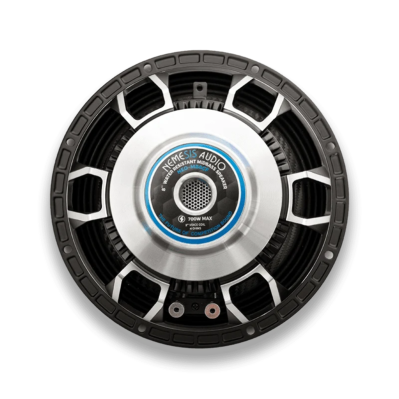 Nemesis Audio NEO-MB8CF 8″ 350W RMS Marine Neodymium Midbass Speaker (Single) Nemesis Audio