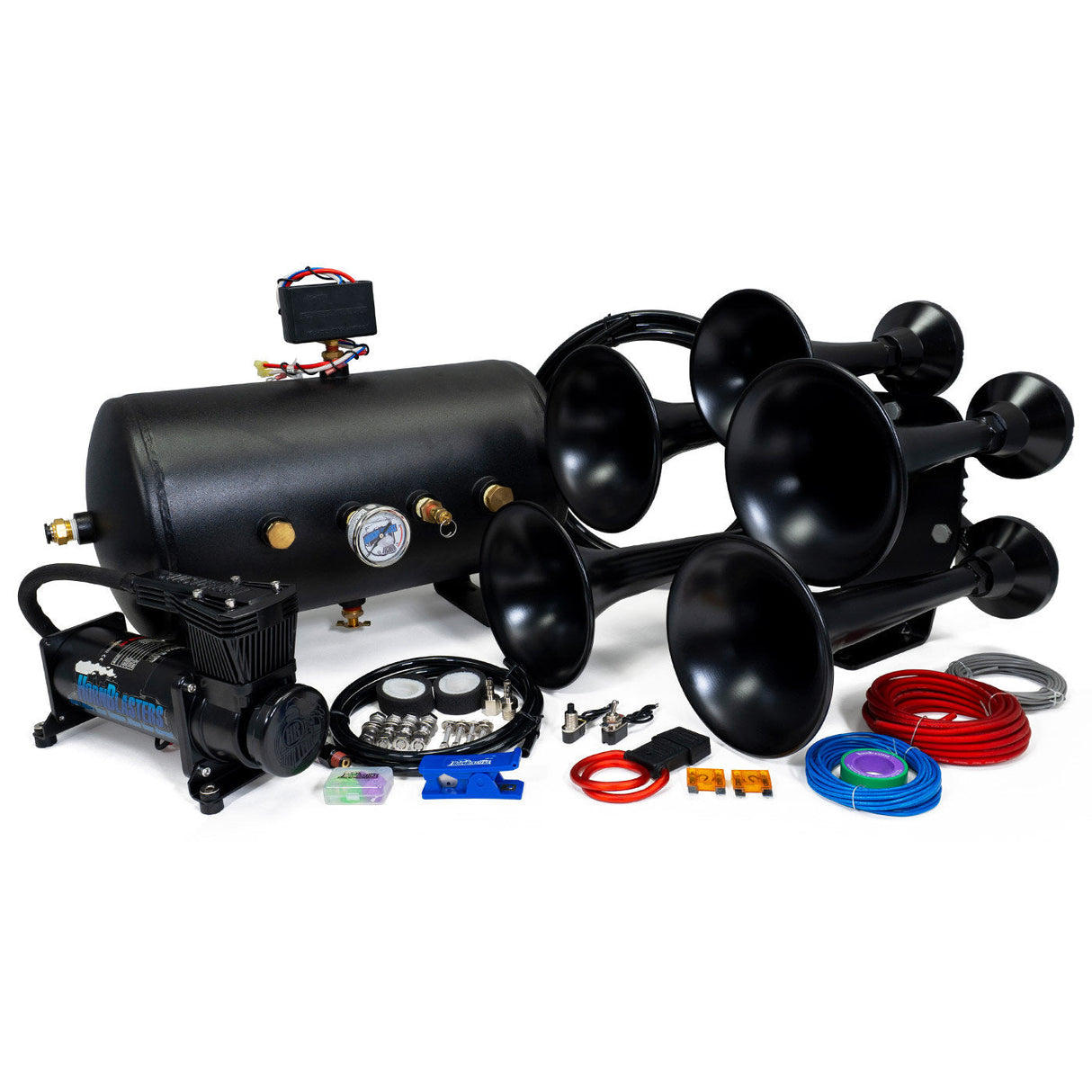 Katrina 544K Nightmare Edition Train Horn Kit HornBlasters