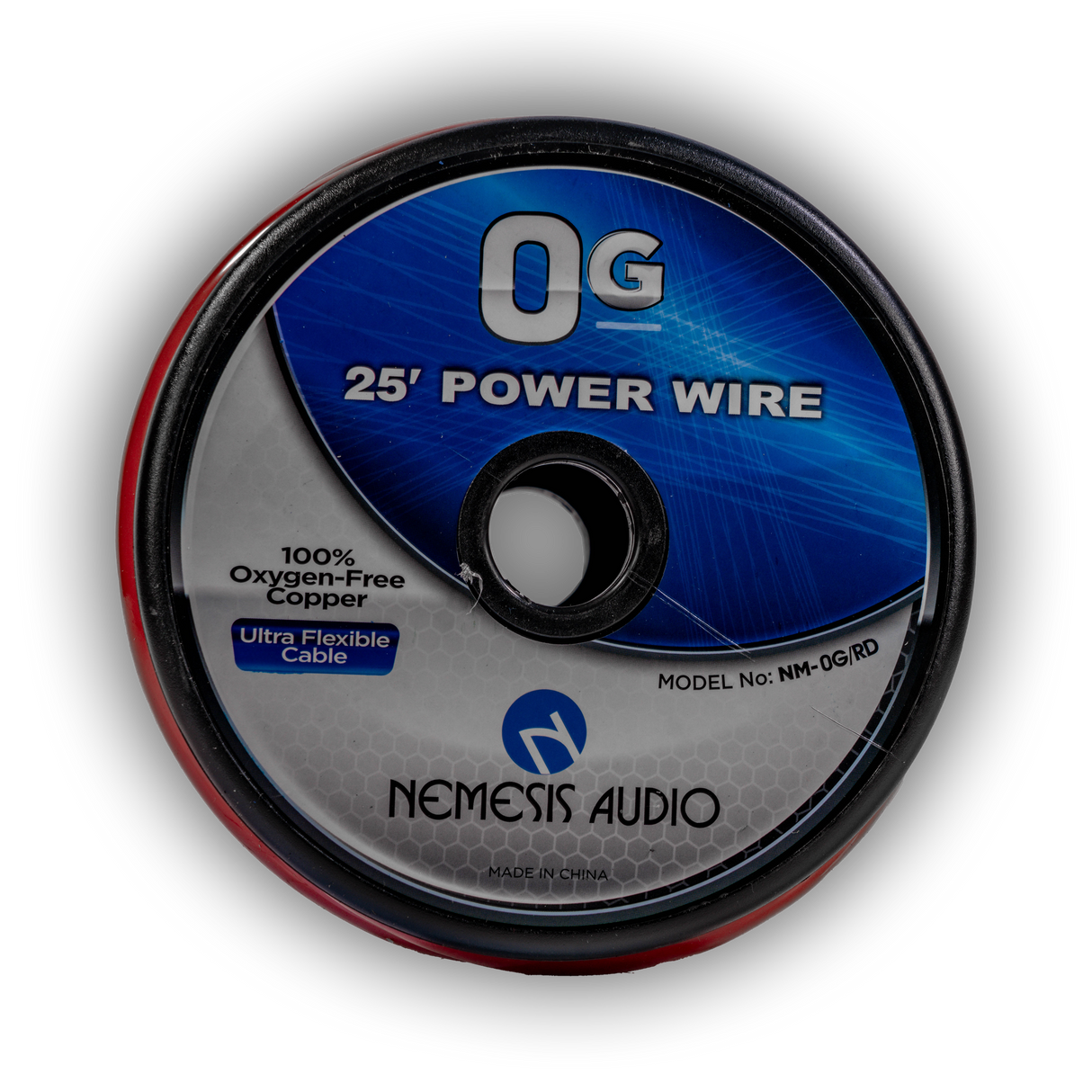 Nemesis Audio NM-0G/RD 0G Power Wire 25 Ft Nemesis Audio