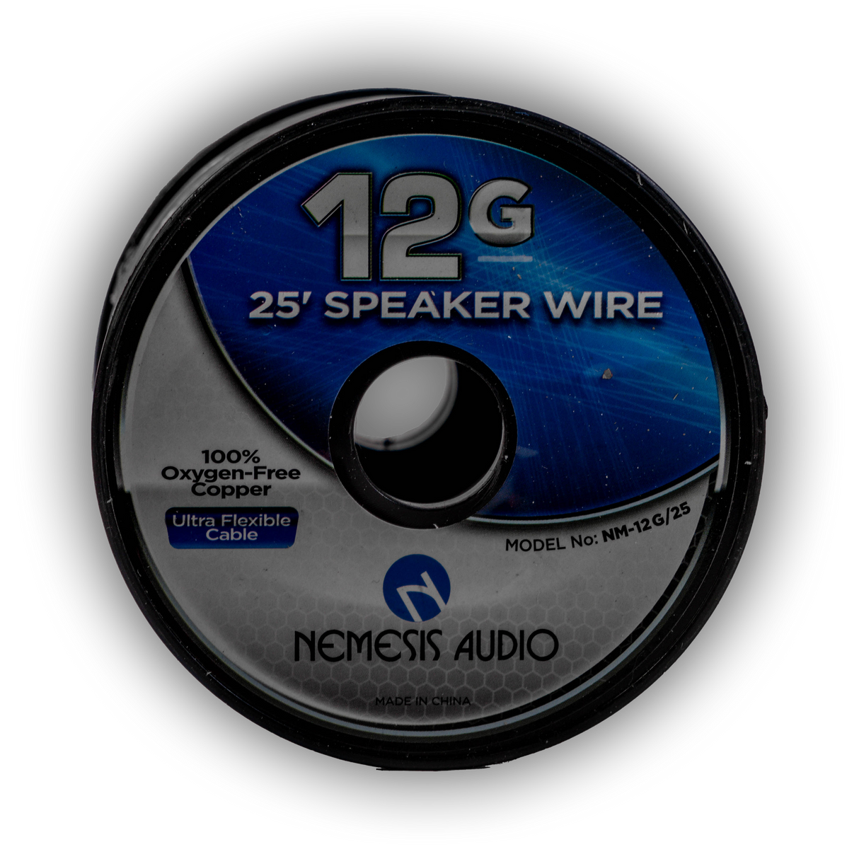 Nemesis Audio NM-12G/25 12G Copper Speaker Wire - 25 Ft Nemesis Audio