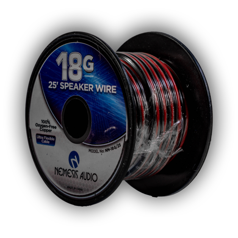 Nemesis Audio NM-18G/25 18G Copper Speaker Wire - 25 Ft Nemesis Audio