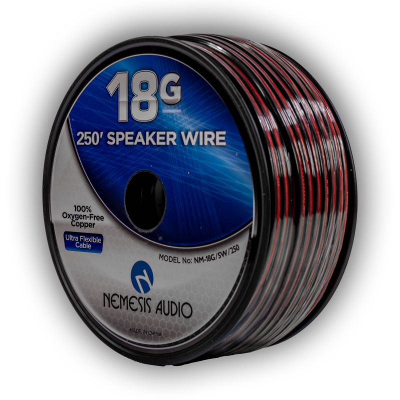 Nemesis Audio NM-18G/SW/250 18 Gauge Copper Speaker Wire - 250 Ft Nemesis Audio