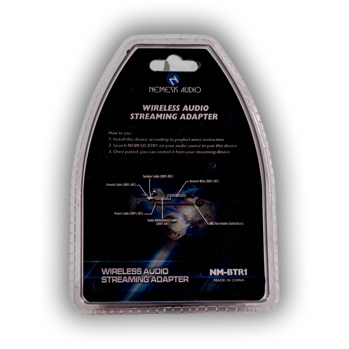 Nemesis Audio NM-BTR1 Wireless Audio Bluetooth Streaming Adapter Nemesis Audio