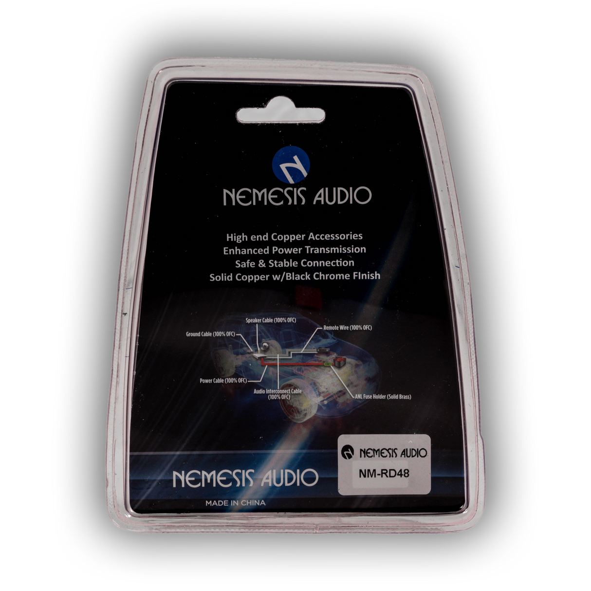 Nemesis Audio NM-RD48 Copper 4 Gauge to 8 Gauge Wire Reducer – 2 Pack Nemesis Audio
