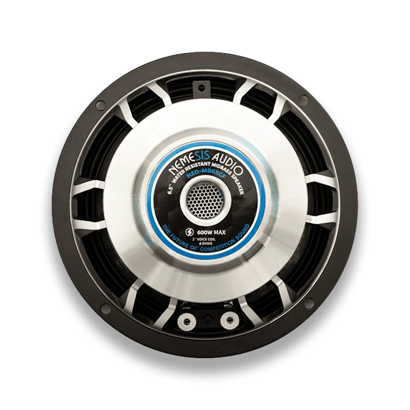 Nemesis Audio NEO-MB65CF 6.5″ 300W RMS Water Resistant Neodymium Midbass Speaker Nemesis Audio