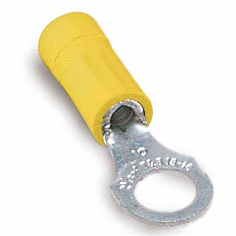 NOBLE TERMINAL RING LUG – VINYL 5/16" 6GA (5-PACK) #255 TekShack
