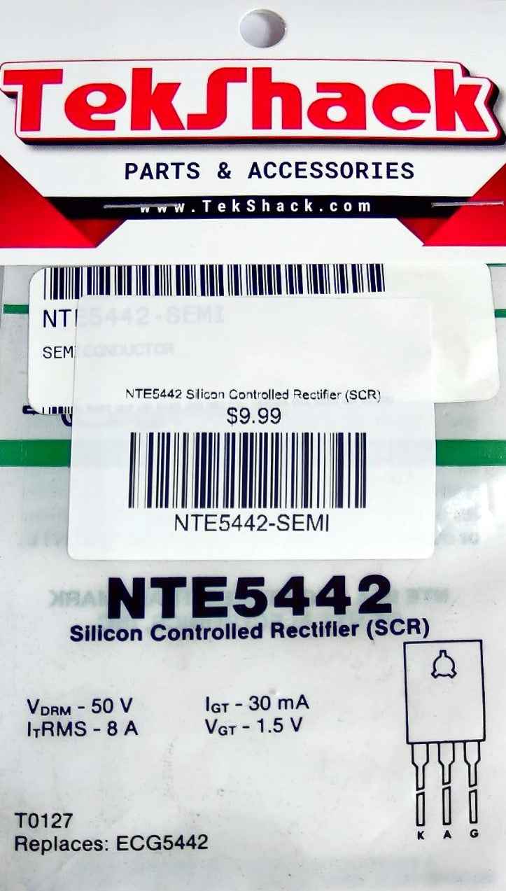 NTE5442 Silicon Controlled Rectifier (SCR) NTE