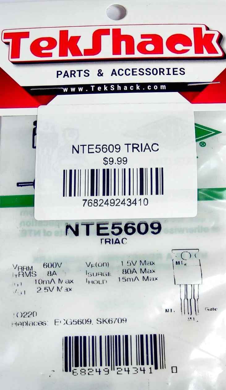 NTE5609 TRIAC NTE
