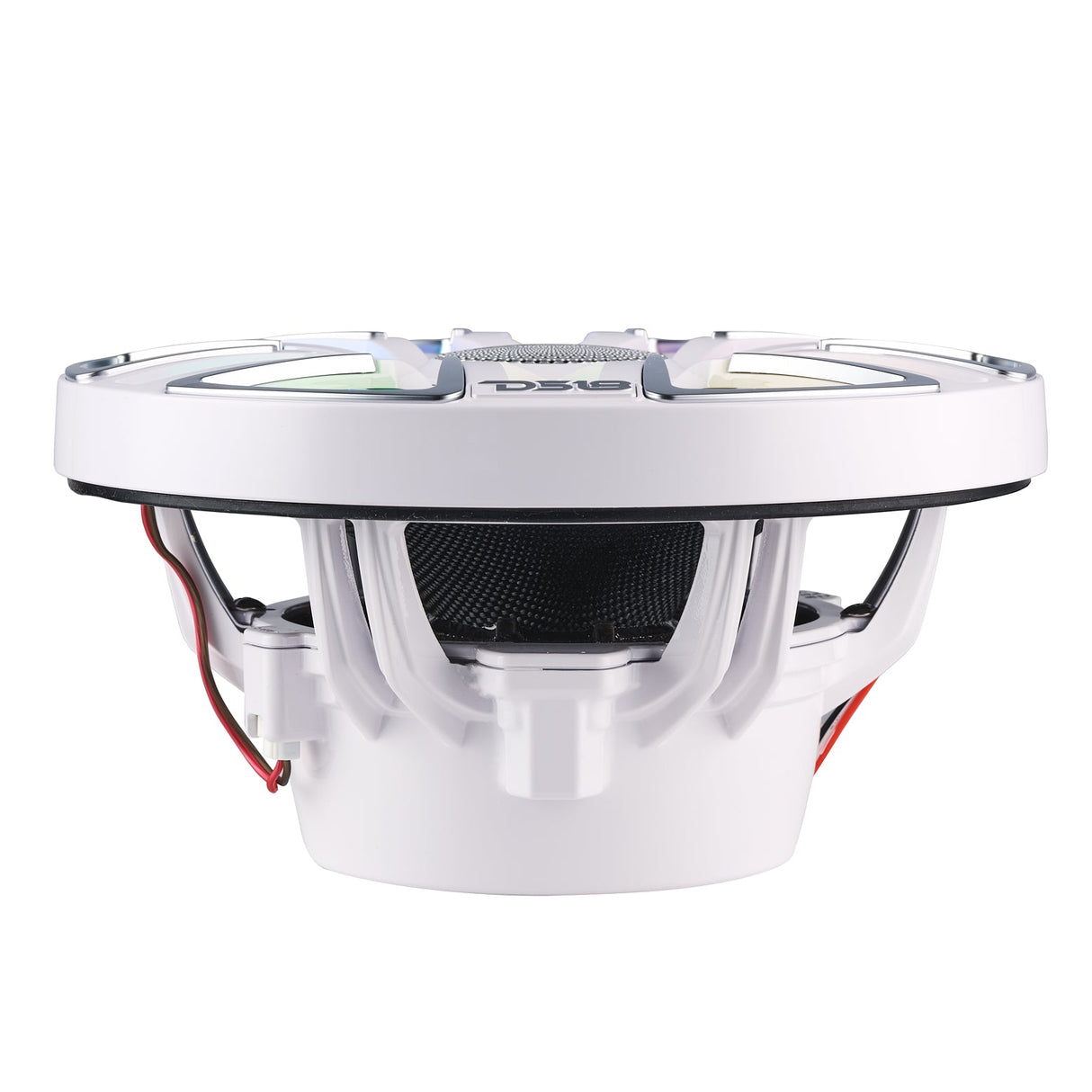 8” Marine Coaxial Speaker With Kevlar Cone, Bullet Tweeter, Neodymium Magnet, and Digital LED Lights | 200W RMS 4-Ohm
