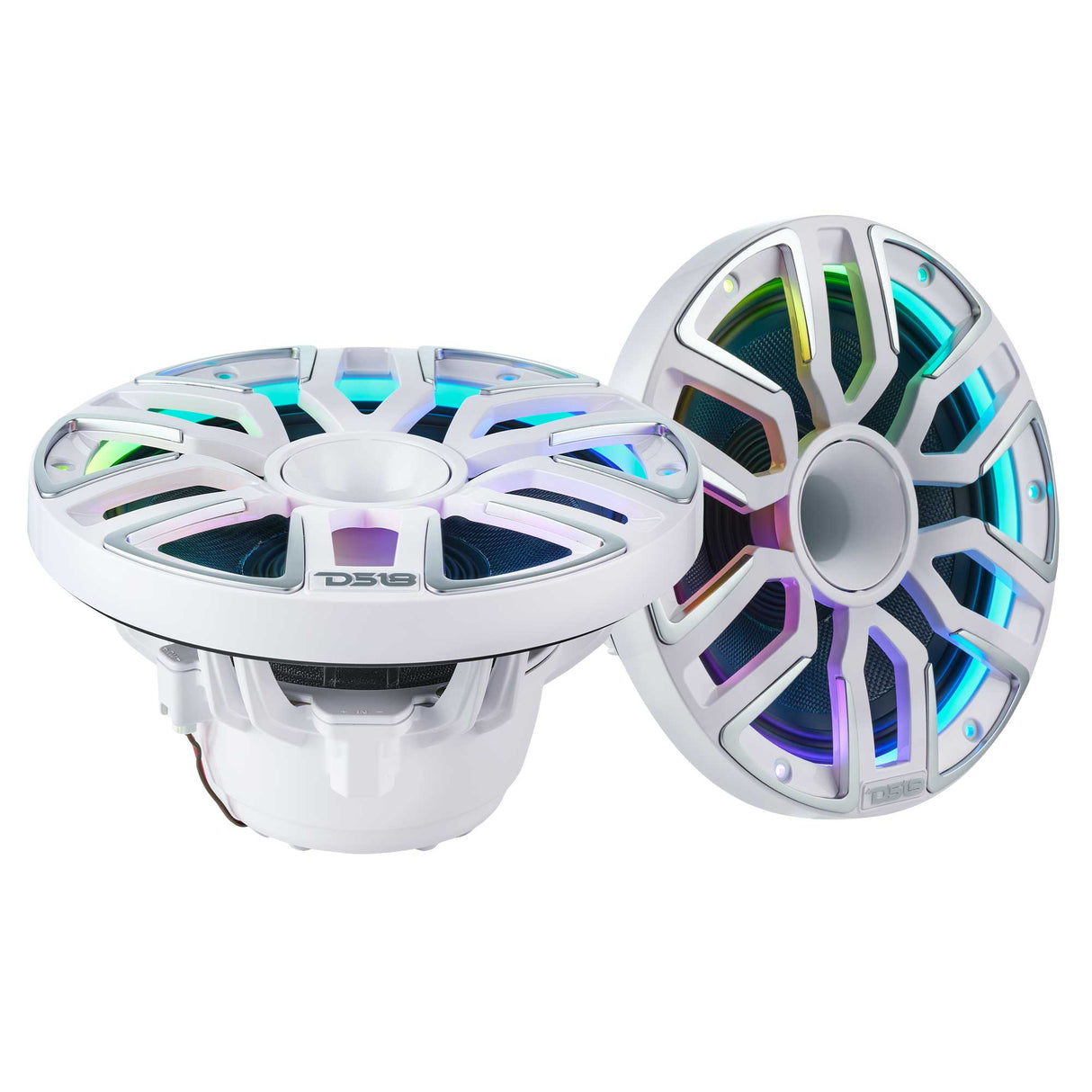 8" Marine Grade Hybrid Coaxial Speaker With Neodymium Magnet, Kevlar Cone, and Compression Driver | 200W RMS 4-Ohm