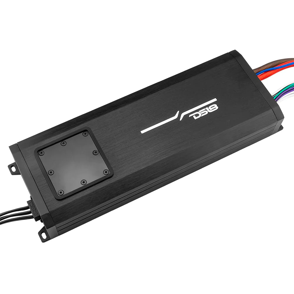 DS18 NXL-X1200.5D NXL 5-Channel Full-Range Class D IP67 Marine and Powersports Amplifier 4 x 150 @ 4-Ohm and 1 x 600 @ 2-Ohm Watts Rms DS18