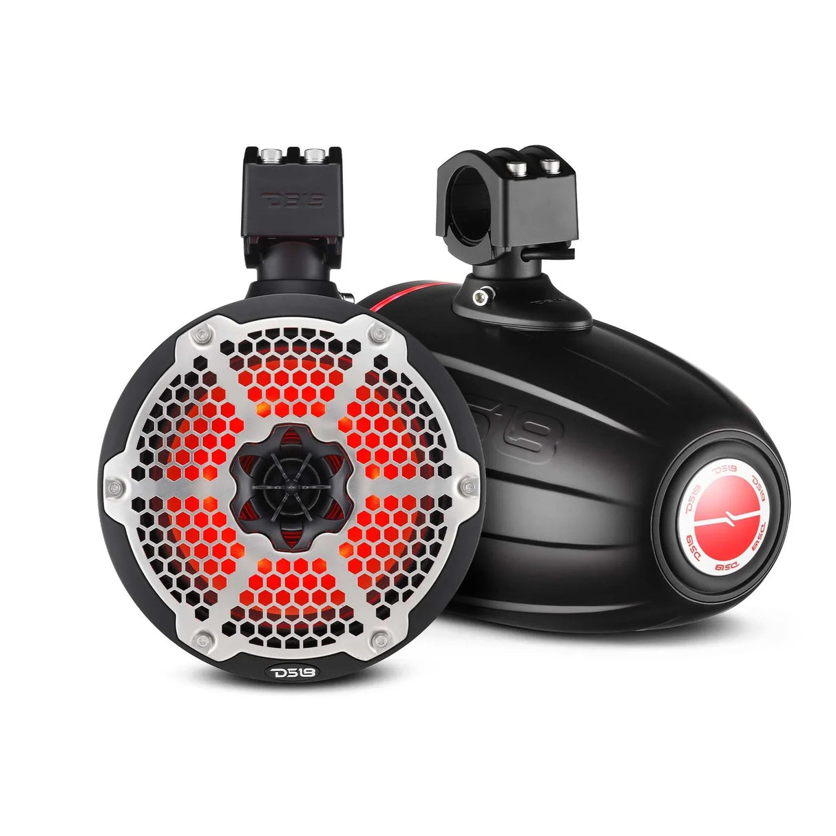 DS18 NXL-X8TPNEO/BK 8" 180W RMS Neodymium Marine and Powersports Towers (Pair) DS18