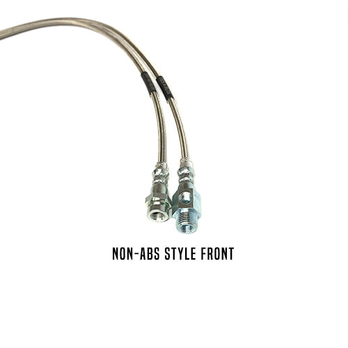 Desolate Motorsports Extended Stainless Front Brake Line Kit - Straight Axle Conversion or Extended Width Beams Desolate Motorsports