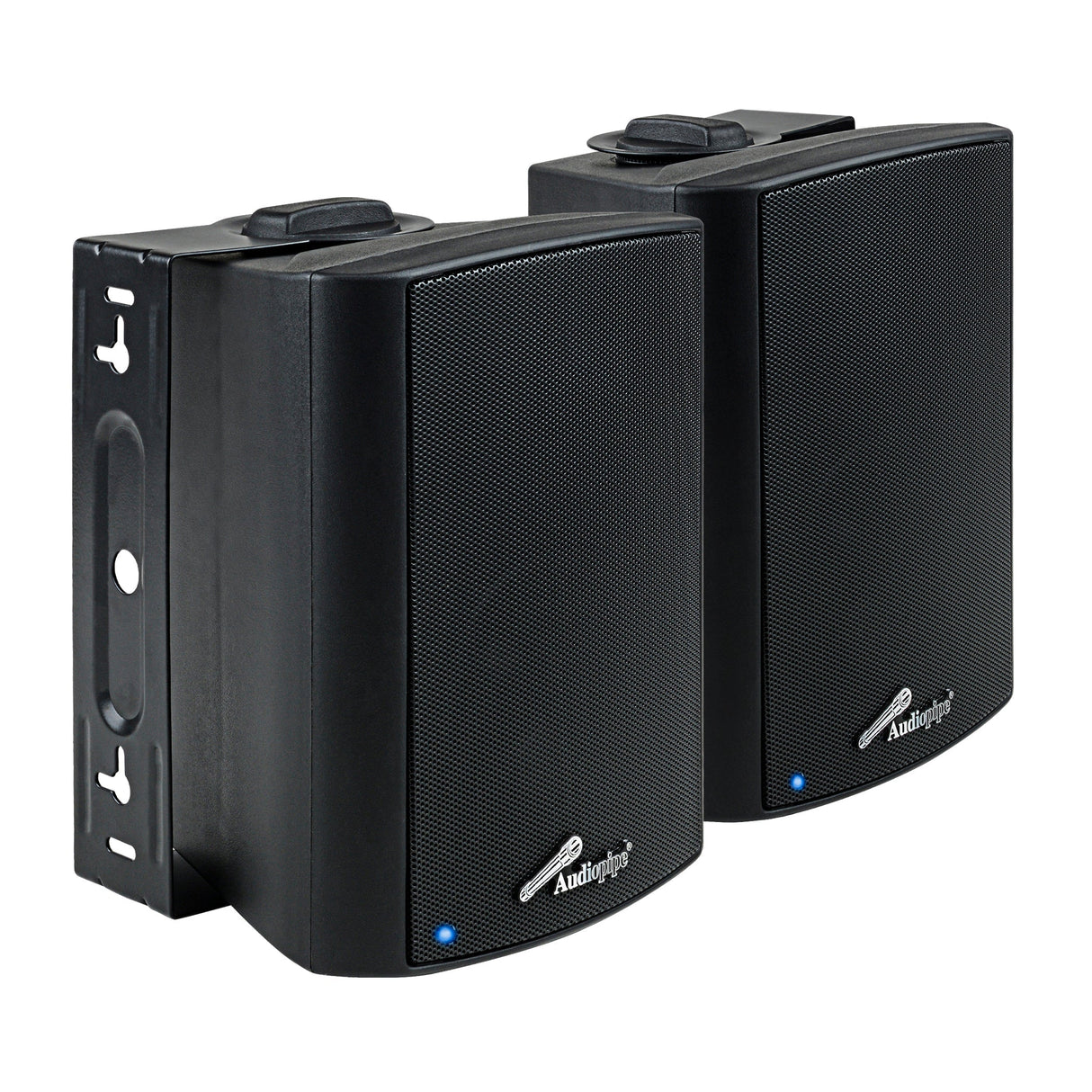 4” 2-Way Indoor/Outdoor Weatherproof Loudspeaker (ODP-470T-BLK), Sold in pairs Audiopipe