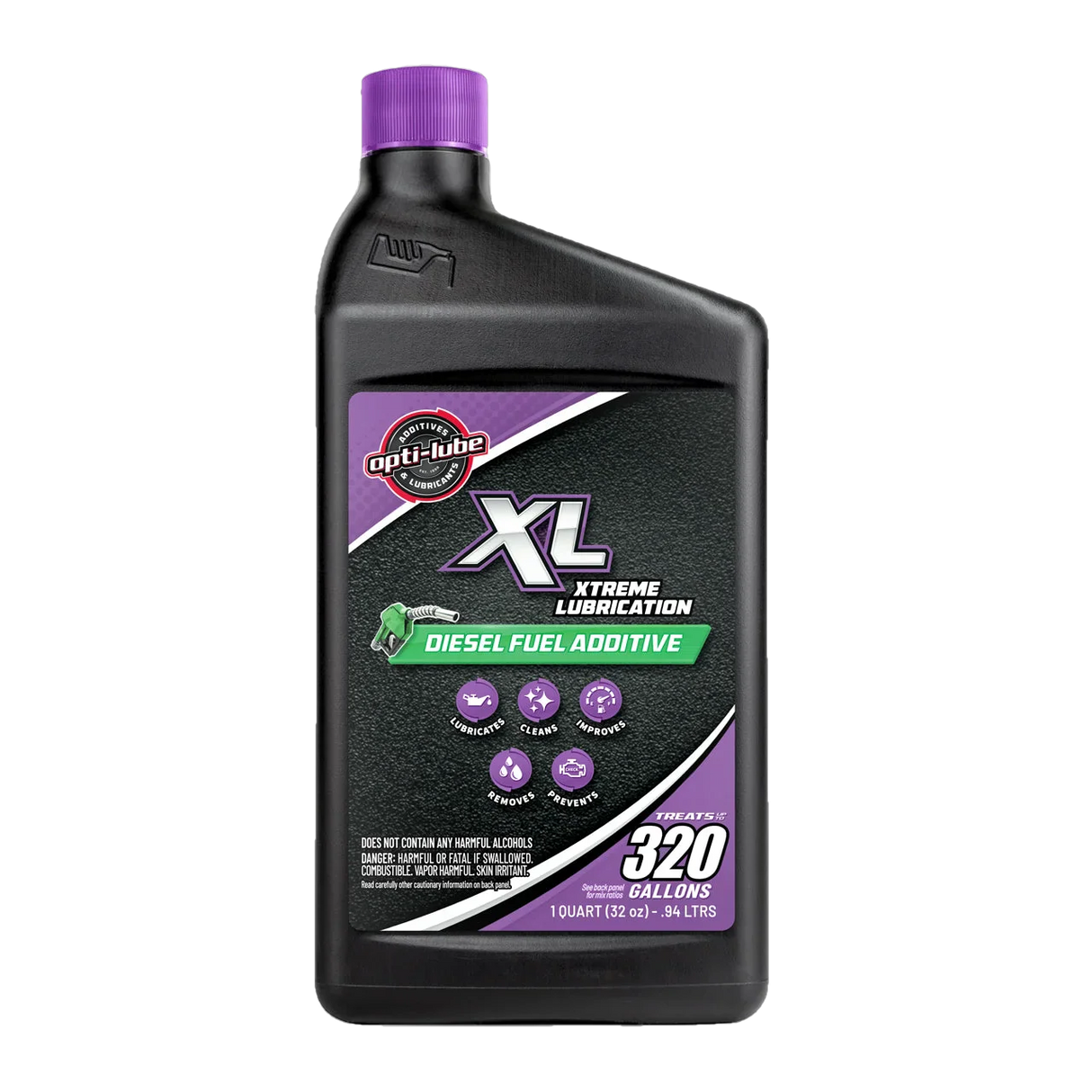 Opti-Lube XL Xtreme Lubricant Diesel Fuel Additive: 1 Quart, Treats up to 320 Gallons