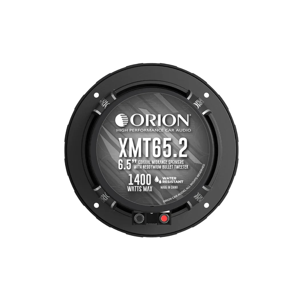 Orion XMT65.2 6.5” 350W RMS Water-Resistant Coaxial Midrange Speakers 2-Ohm (Pair) Orion