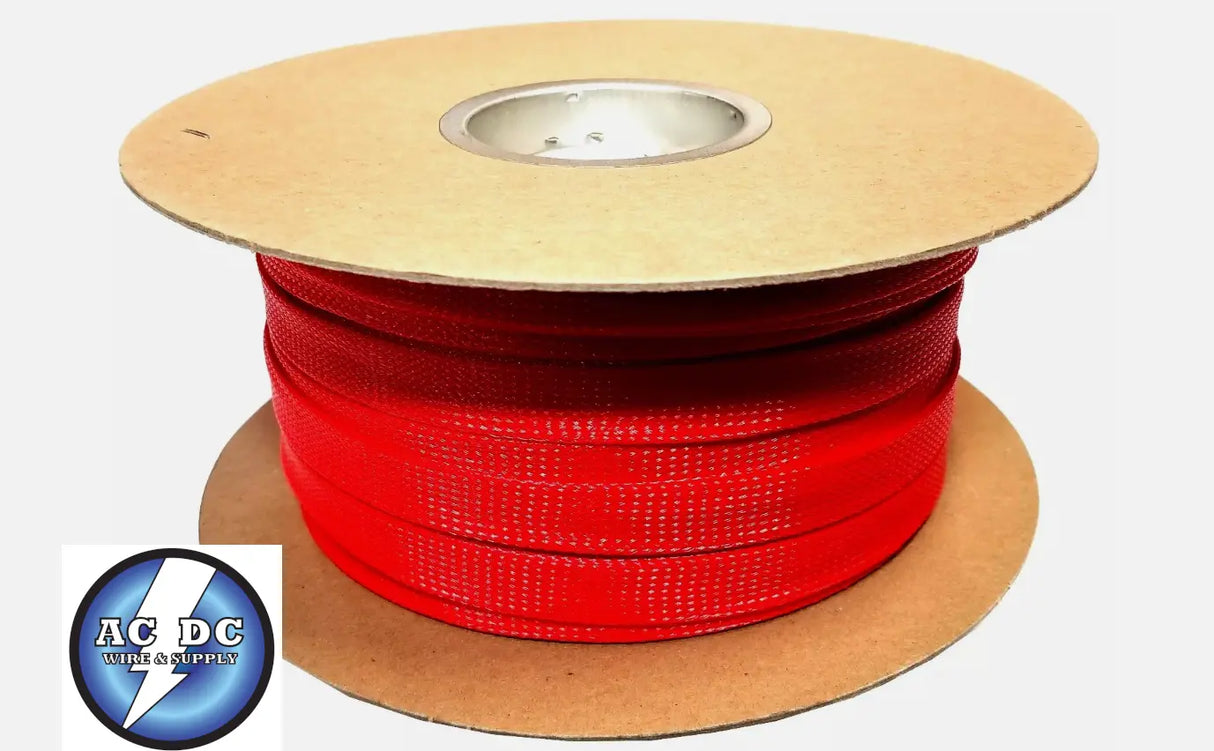 PET 1/2" Expandable Wire Cable Sleeving Sheathing Braided Loom, you choose the color and length AC/DC WIRE AND SUPPLY