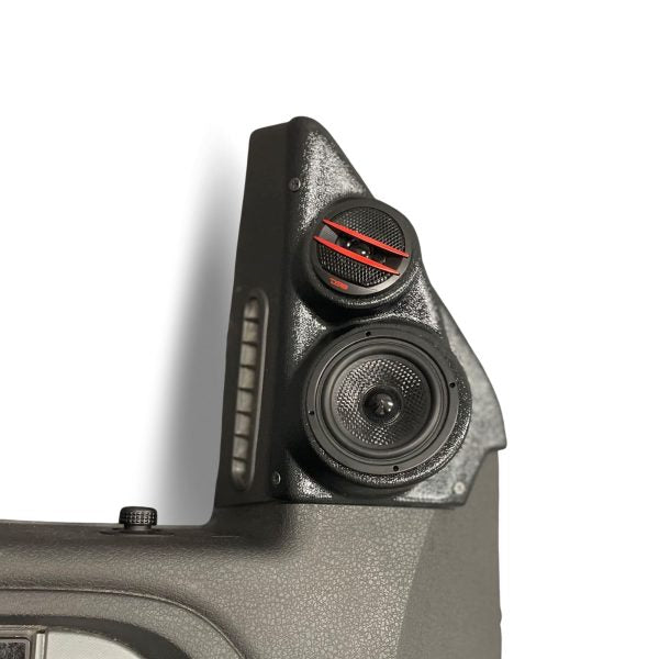 Custom Speaker Pods 3.5″ and Tweeter Speaker Pods for the Sail Panel of a 09-14 Ford F-150 Custom Speaker Pods