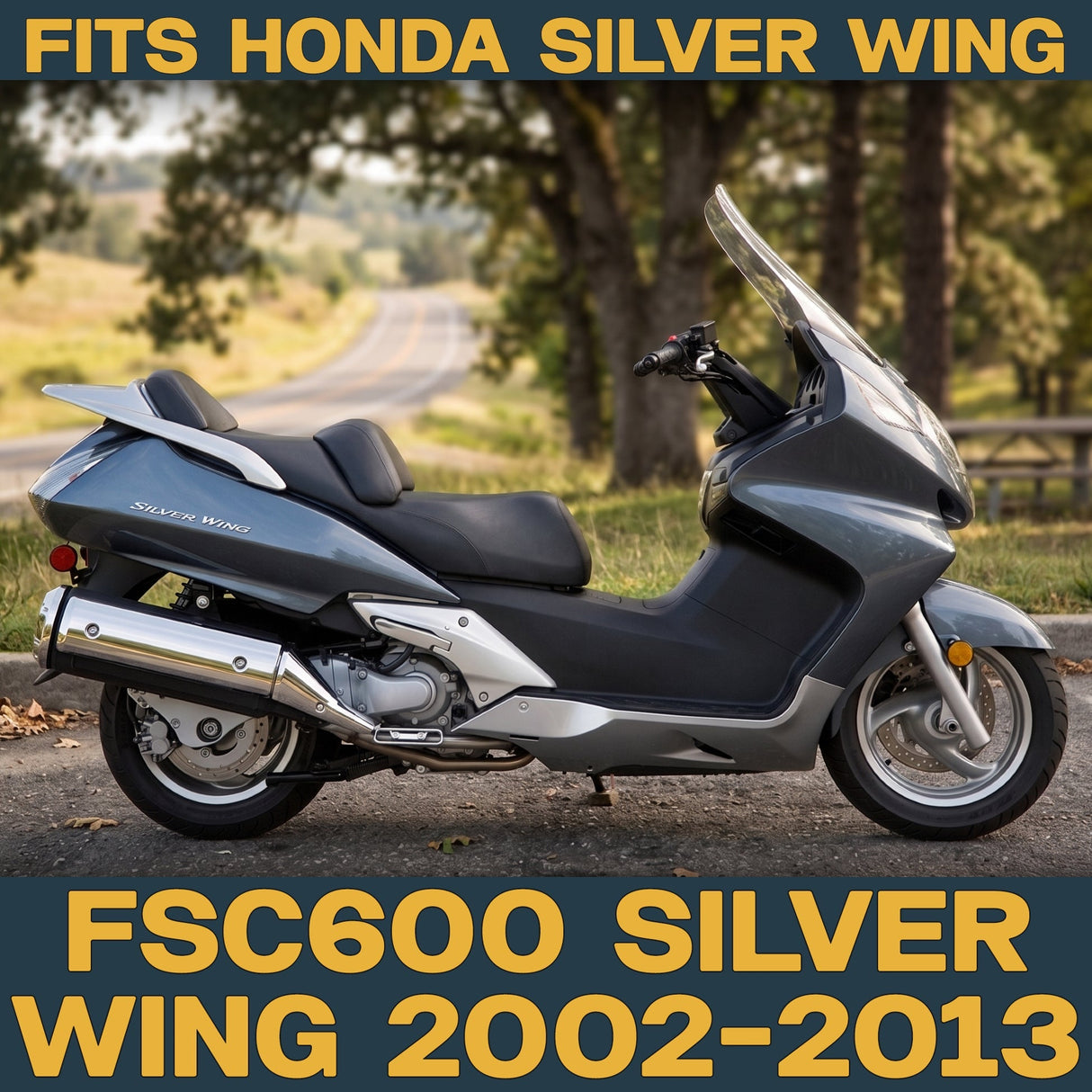 Honda FSC600 Silver Wing 2002-2013 Ceramic Brake Pad Set Traild