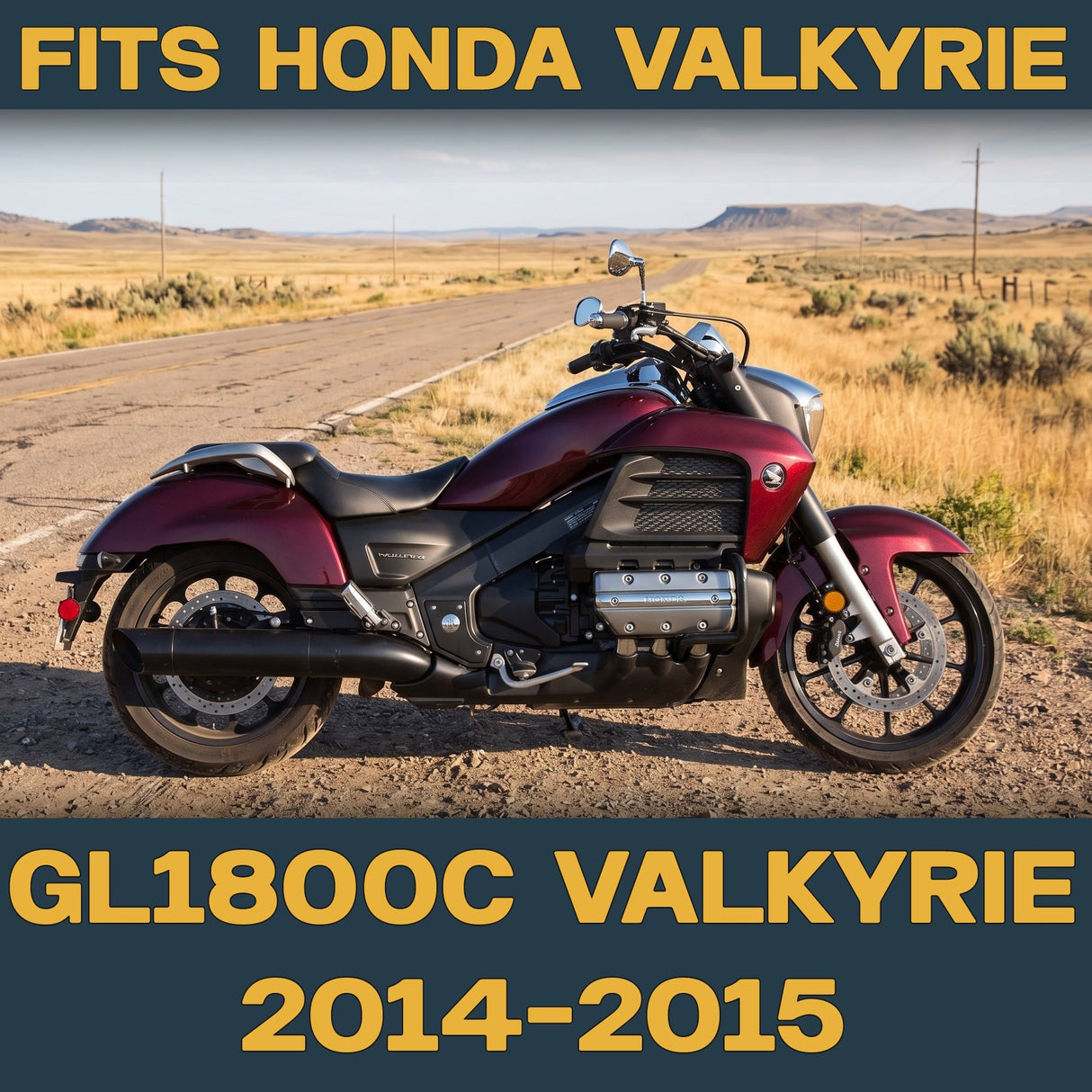 Honda GL1800C Valkyrie 2014-2015 Ceramic Brake Pad Set Traild
