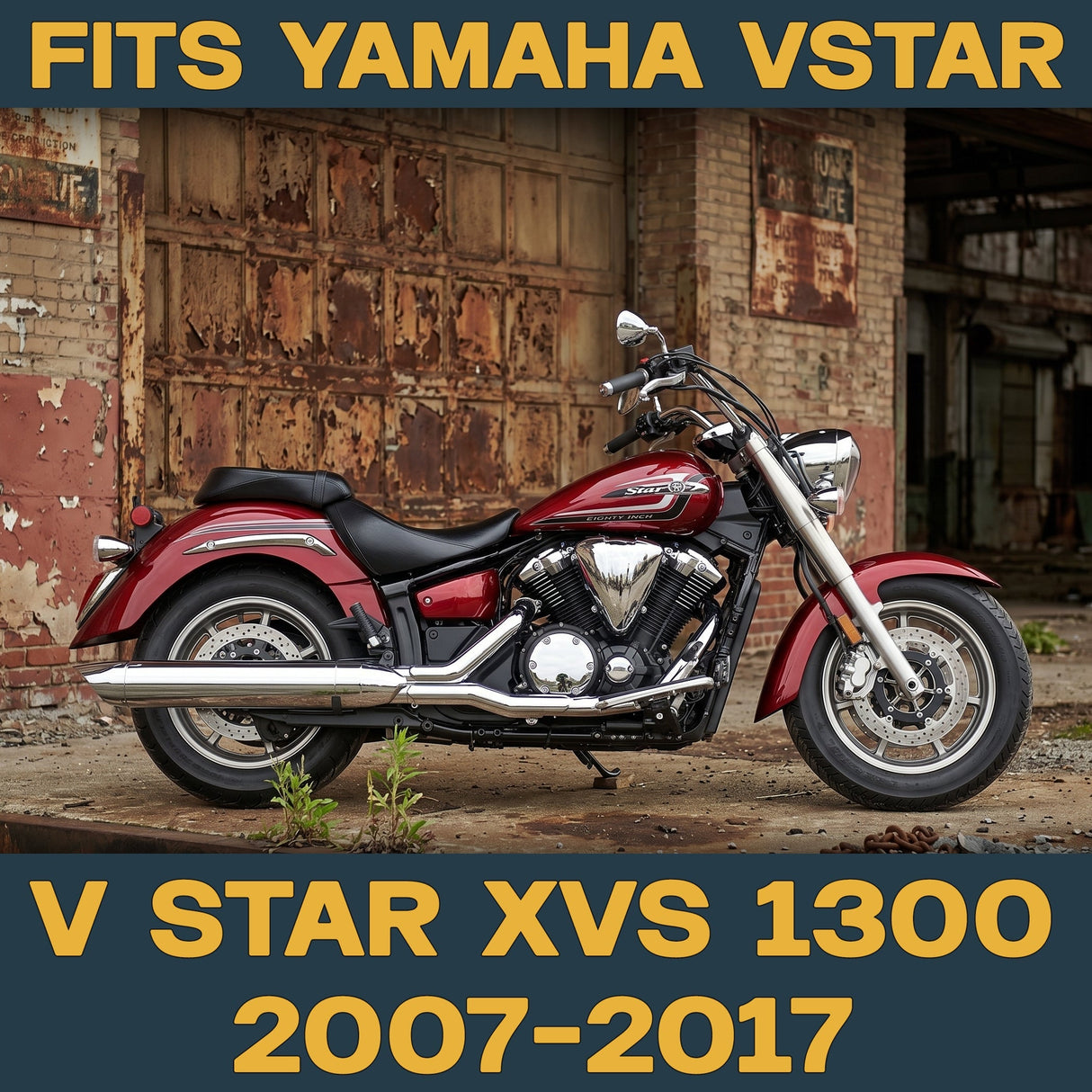 Yamaha V Star 1300 2007-2017 Ceramic Brake Pad Set Traild
