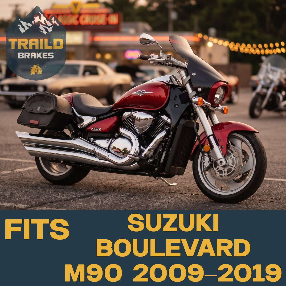 Suzuki Boulevard M90 2009-2019 Ceramic Brake Pad Set Traild