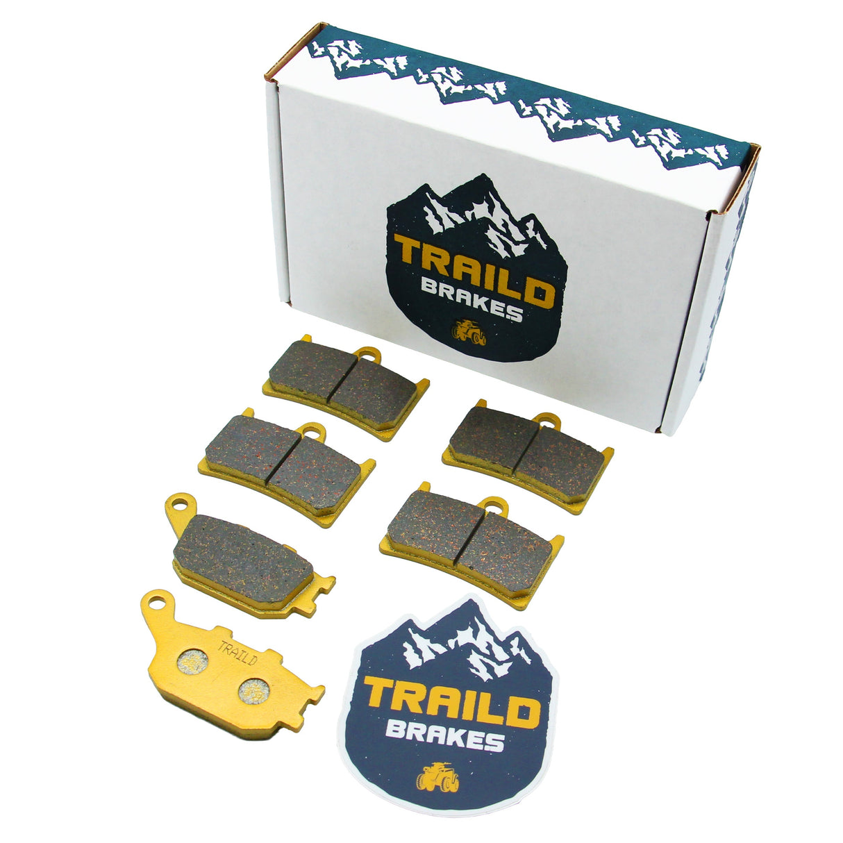 Yamaha YZFR6/YZFR1/FZ7/FZ8/FJ9/FZ10/FZ1/MT07/MT09/MT10/XSR 900 Ceramic Brake Pad Set 2003-2026 Traild
