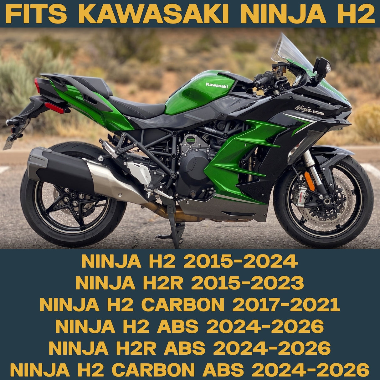 Kawasaki Ninja H2 2015-2026 Ceramic Brake Pad Set Traild
