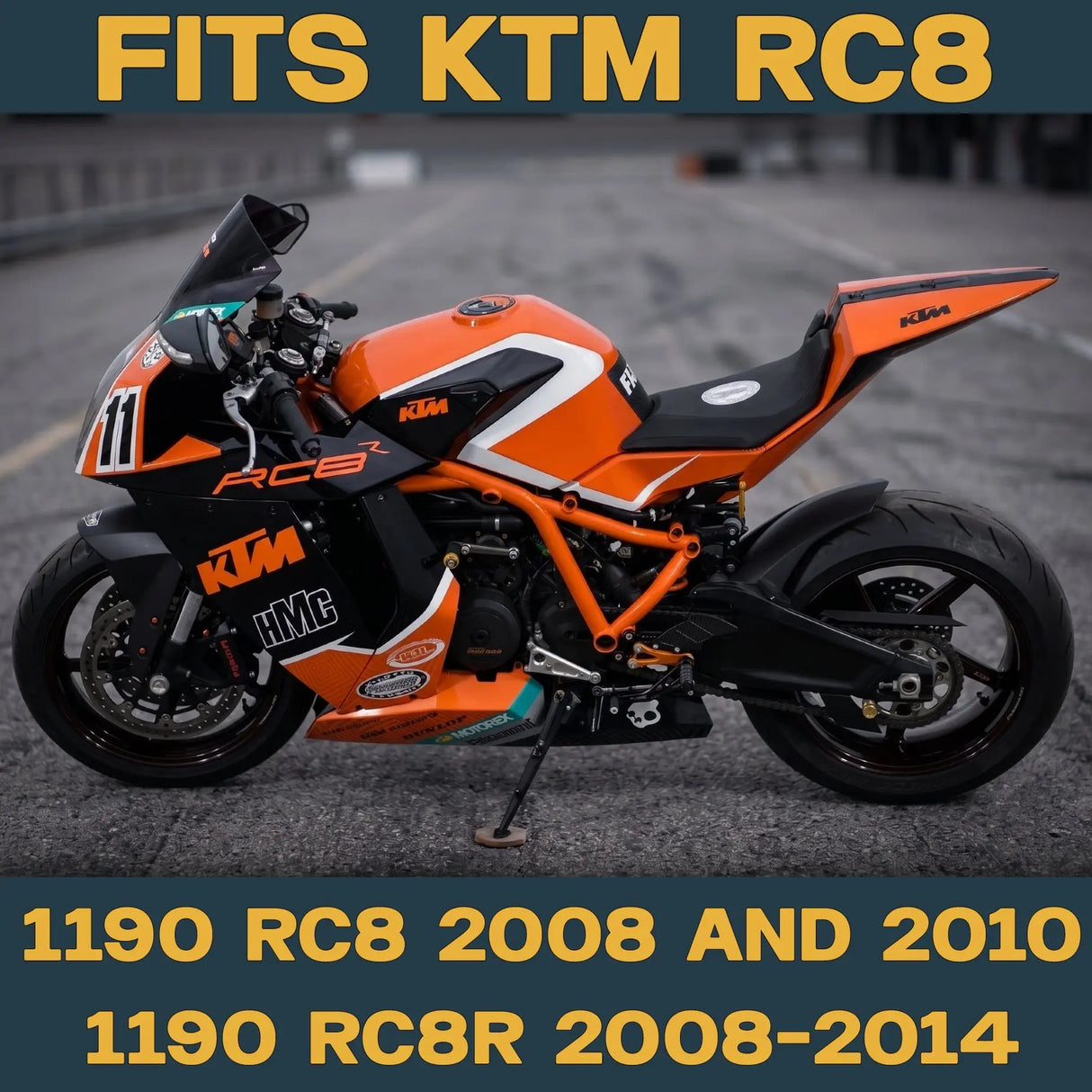KTM 1190 RC8/RC8R 2008-2014 Ceramic Brake Pad Set Traild