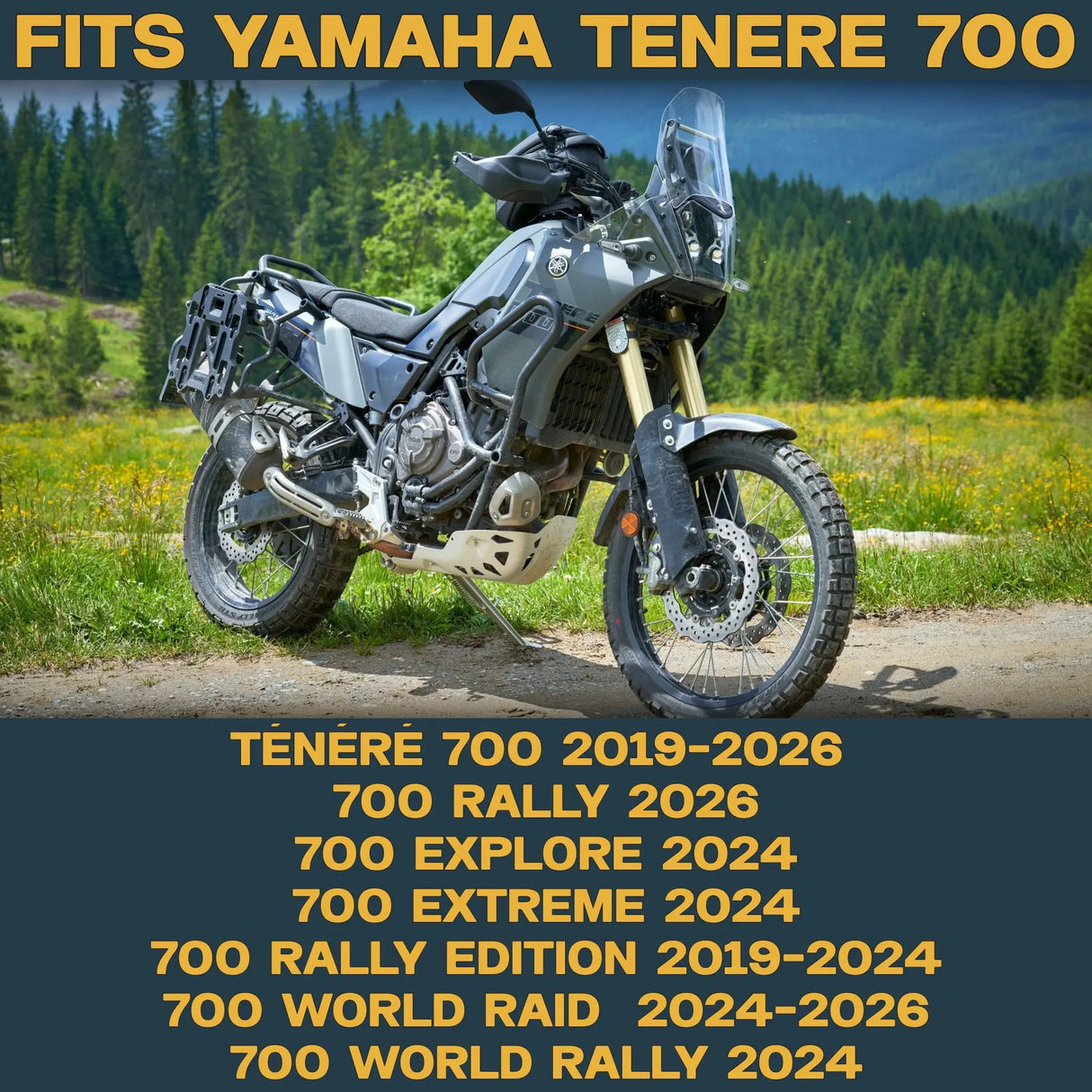 Yamaha Tenere 700 2019-2026 Ceramic Brake Pad Set Traild
