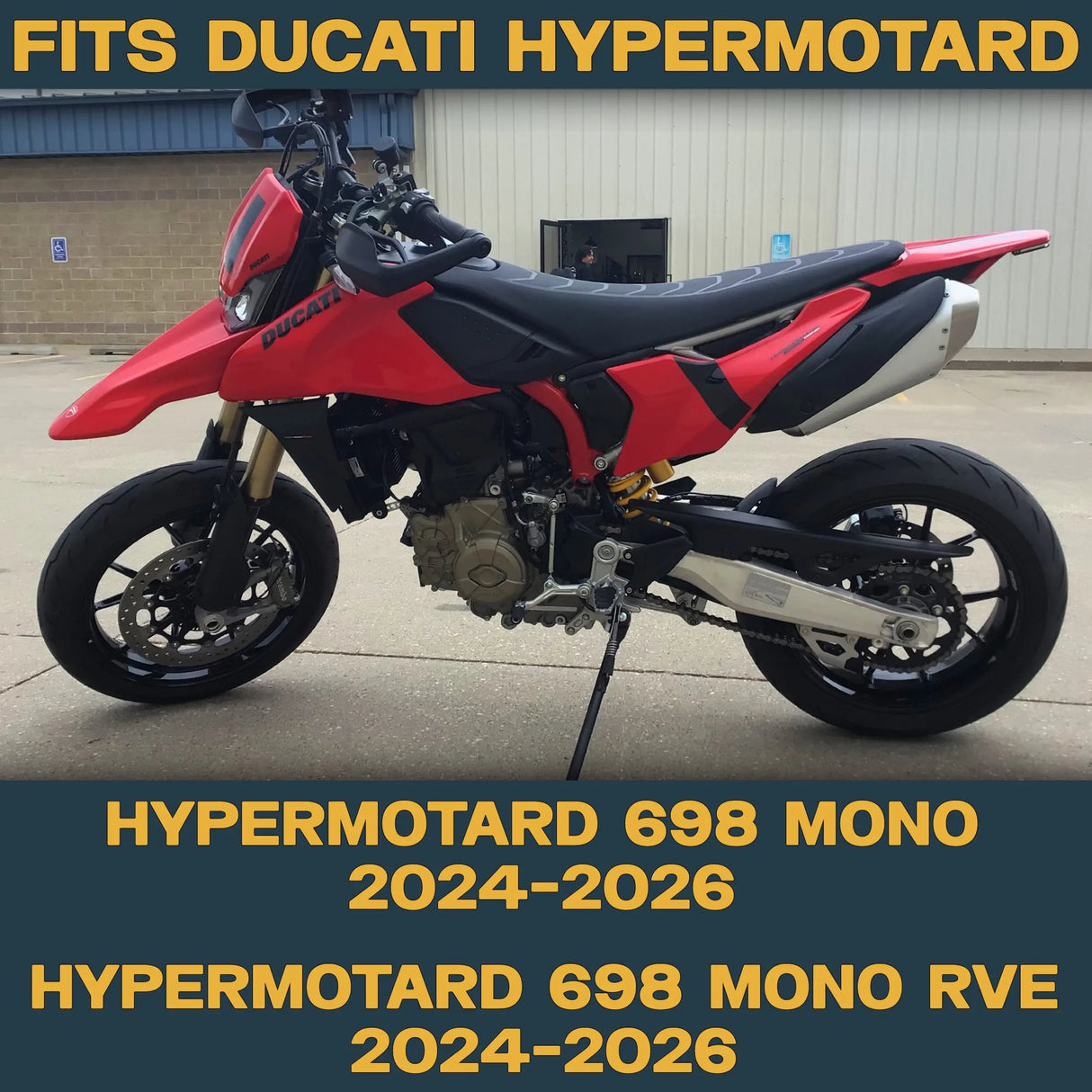 Ducati Hypermotard 698 Mono 2024-2026 Ceramic Brake Pad Set Traild