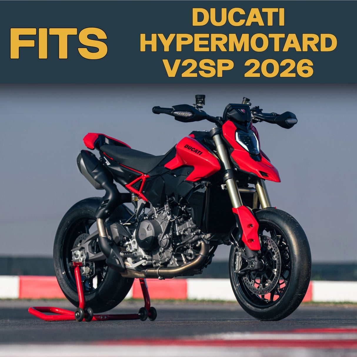 Ducati Hypermotard V2SP 890 2026 Ceramic Brake Pad Set Traild