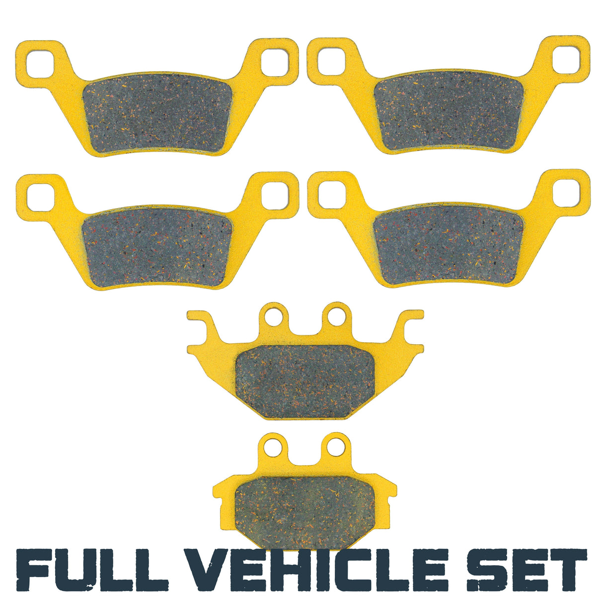Kymco MXU 500i IRS 2009-2016 Fuel Injected Ceramic Brake Pad Set Traild