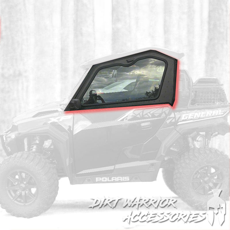 POLARIS GENERAL 2-SEAT Cab Enclosure "THE VAULT" 2016+ Upper Side Doors & Panels (Patent Pending)