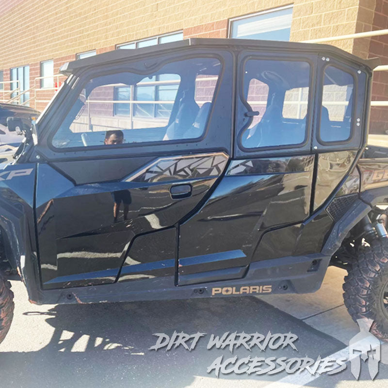 POLARIS GENERAL 4-SEAT Cab Enclosure "THE VAULT" 2016+ Upper Side Doors & Panels (Patent Pending)