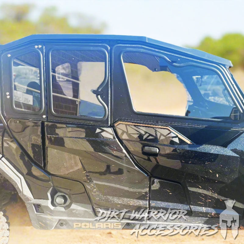 POLARIS GENERAL 4-SEAT Cab Enclosure "THE VAULT" 2016+ Upper Side Doors & Panels (Patent Pending)