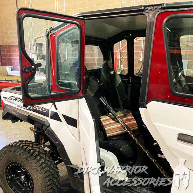 POLARIS GENERAL 4-SEAT Cab Enclosure "THE VAULT" 2016+ Upper Side Doors & Panels (Patent Pending)