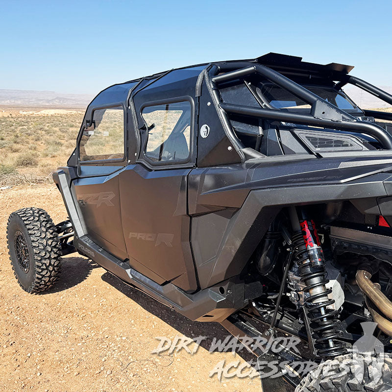 POLARIS RZR PRO R 4-SEAT 2025+ Cab Enclosure "THE VAULT" Upper Side Doors & Panels (Patent Pending)