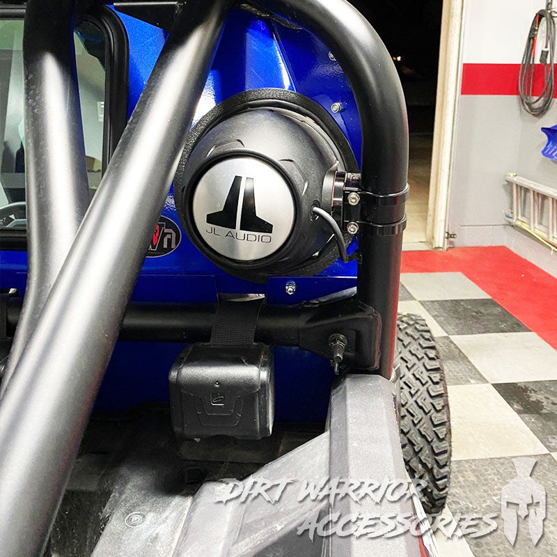 POLARIS RZR TURBO S REAR WINDSHIELD W/ SPEAKERS CUT-OUT 2018+