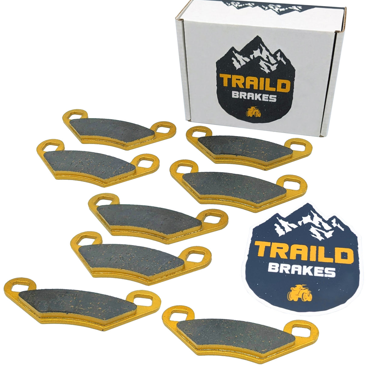 Polaris Sportsman X2/Touring 500/700/800 ATP 330/500 2004-2009 Ceramic Brake pad Set Traild