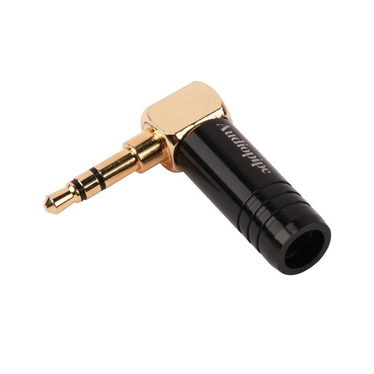 Stereo 3.5mm Right Angle Plug (PRA-35RA-SBG) Audiopipe