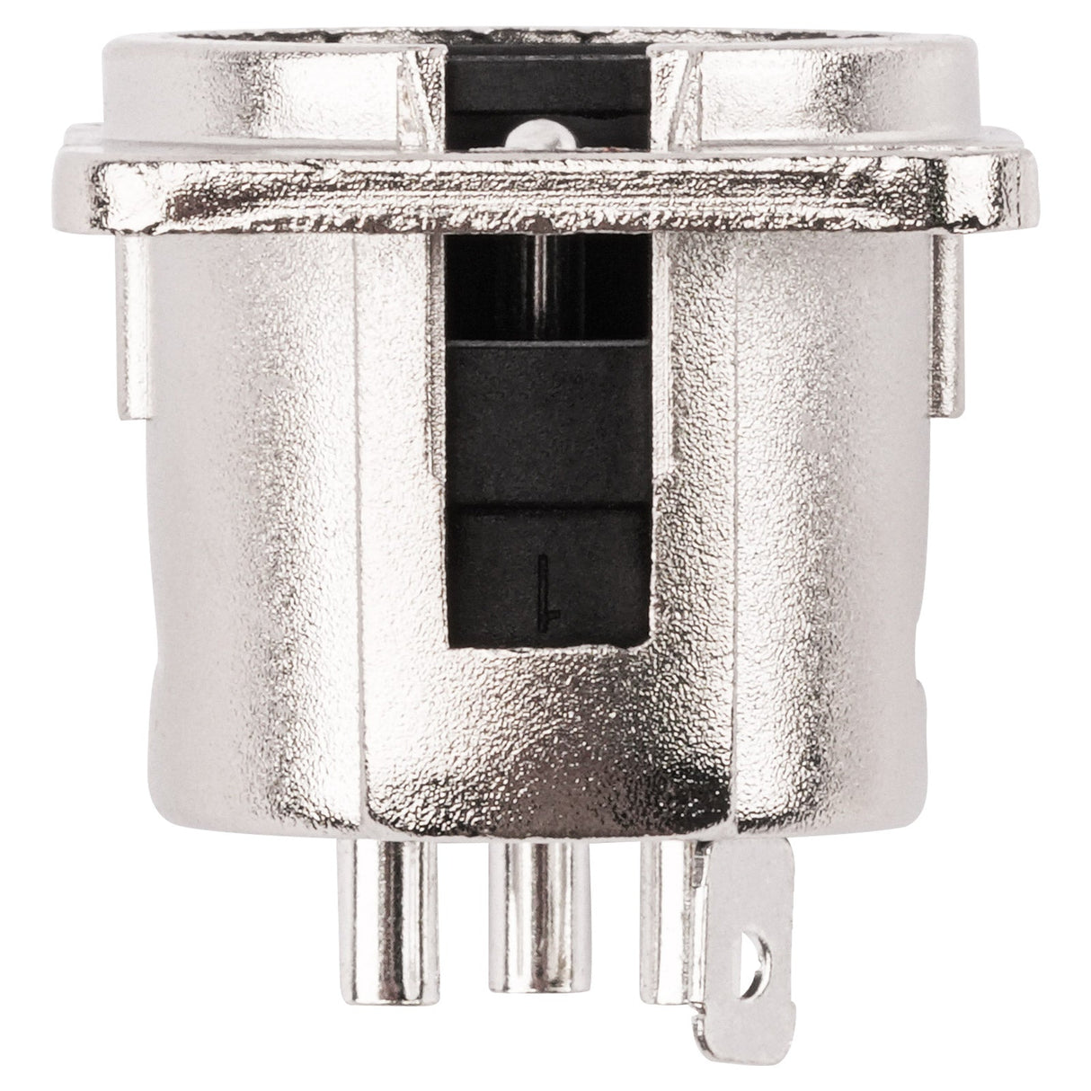 3 PIN XLR Male Chassis Socket (PRA-3MD-NKL) Audiopipe