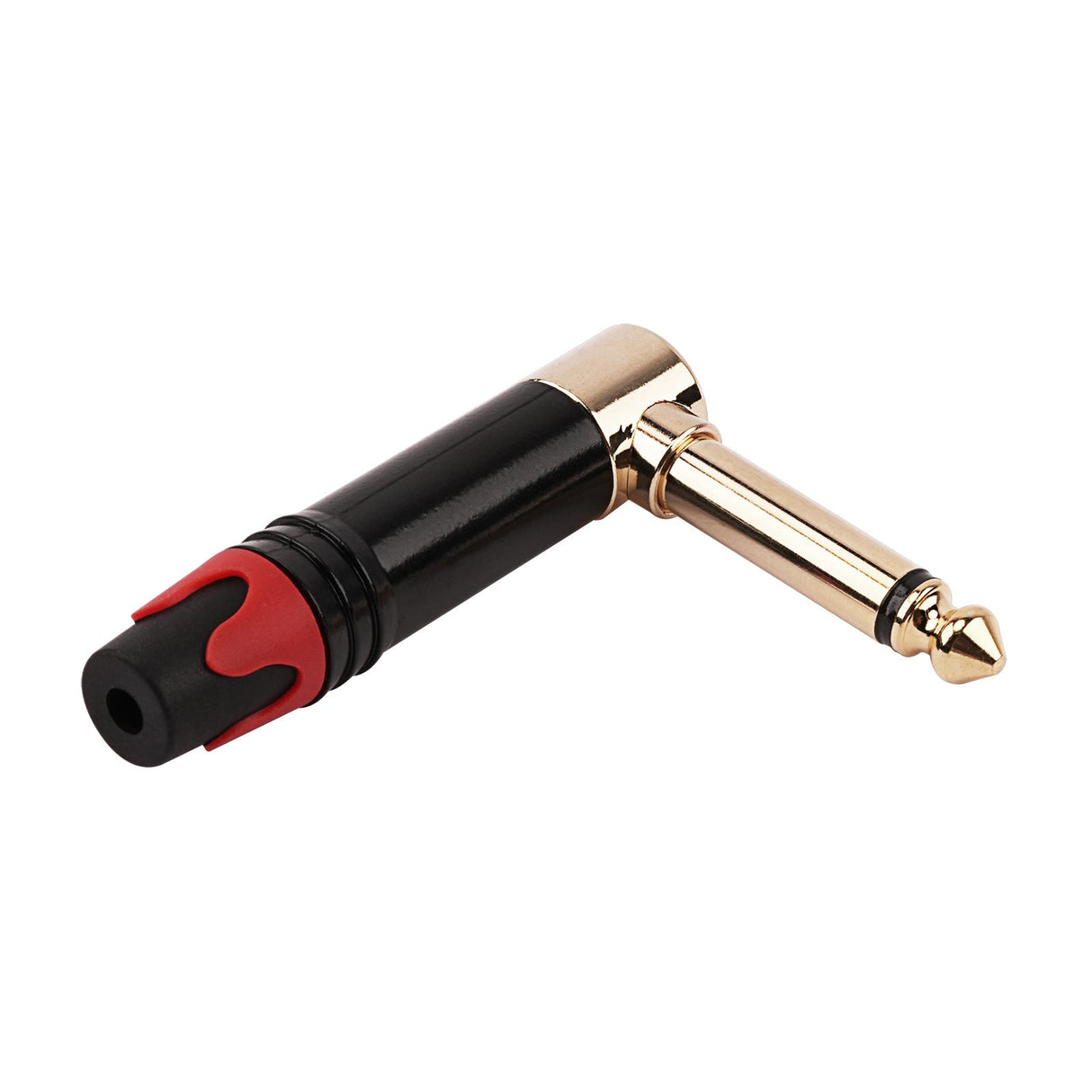 6.35mm Mono Right Angle Plug (PRA-63RA-MBG) Audiopipe