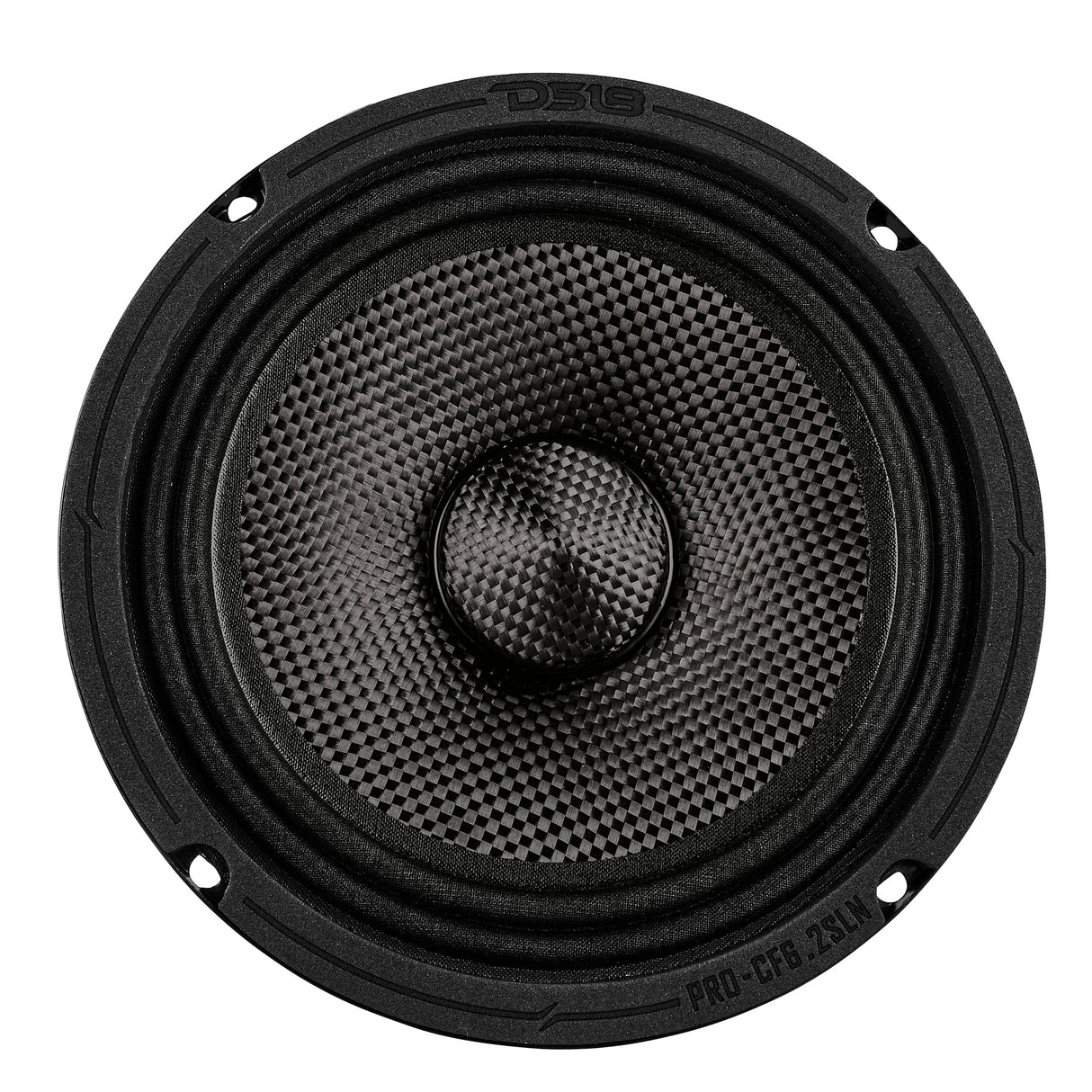 6.5” Slim Motorcycle & Motorsports Loudspeaker With Neodymium Magnet and Water Resistant Carbon Fiber Cone | 2-Ohm 150W RMS