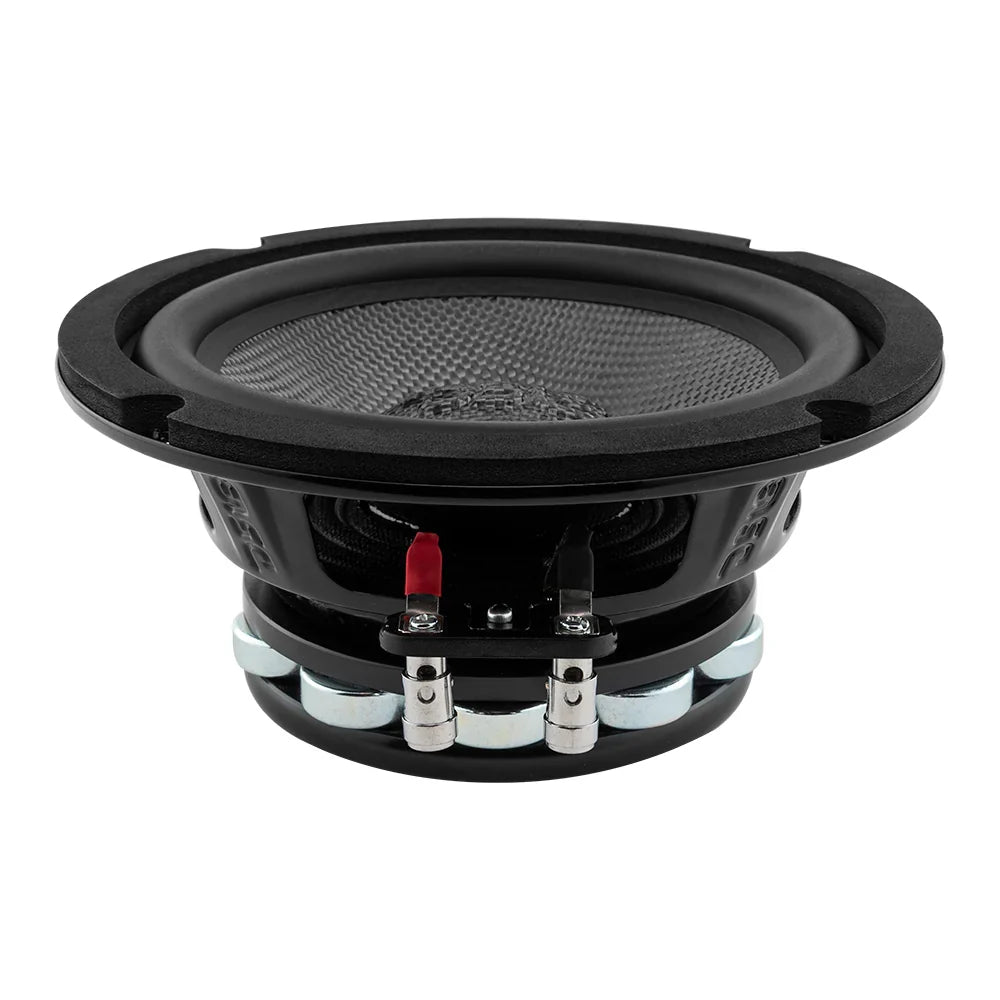 DS18 PRO-CF6.4NR 6.5" 250W RMS Neodymium Carbon Fiber Water Resistant Cone Midbass Speaker (Single) DS18
