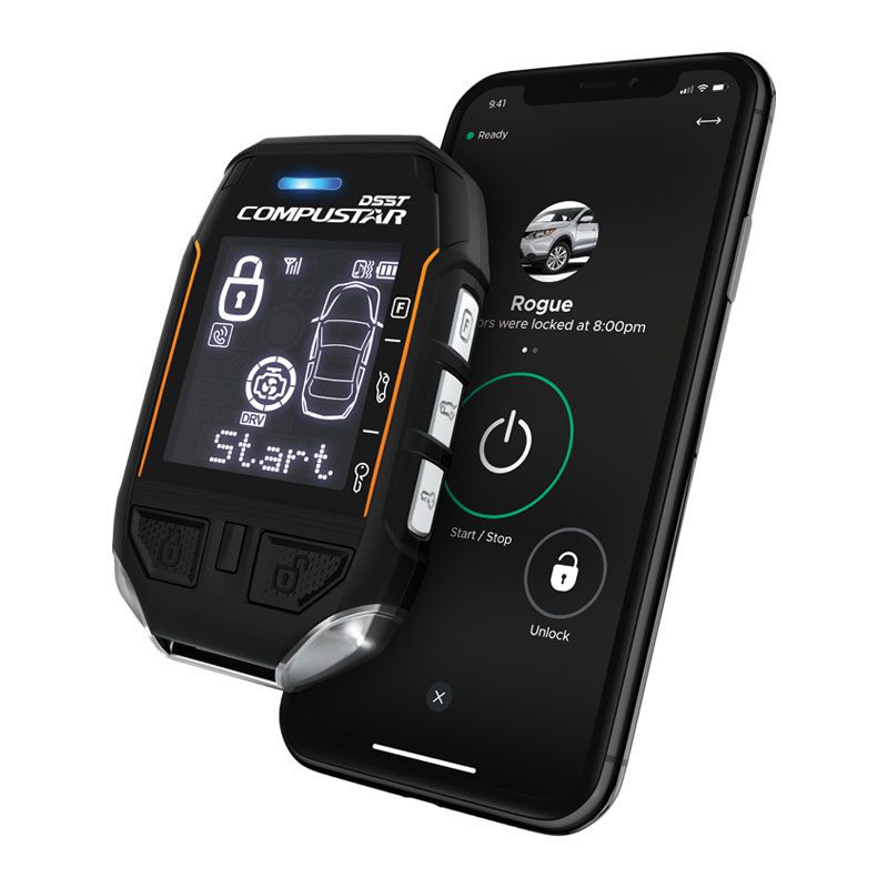 Compustar T12 2-Way LCD Remote Start & Security System with LTE