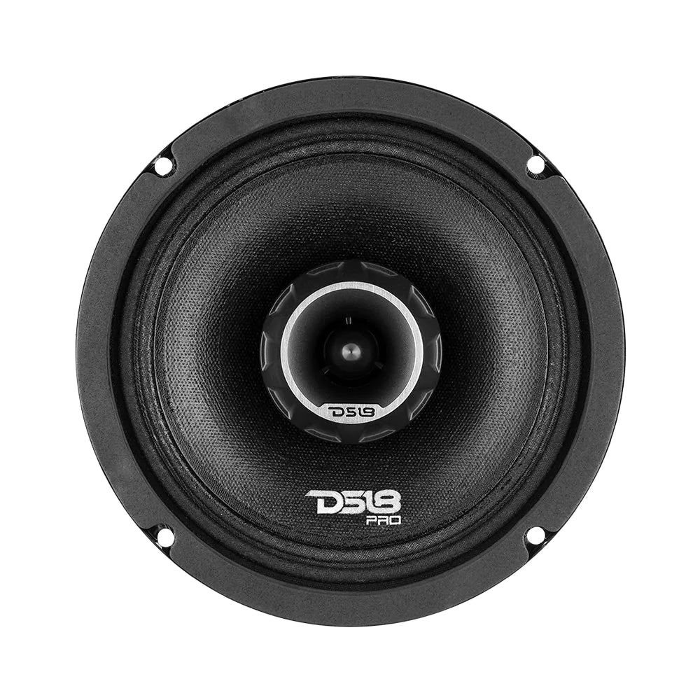 DS18 PRO-ZT6 6.5" 225W RMS Midrange Speaker w/ Built-in Bullet Tweeter 4-Ohm (Single) DS18