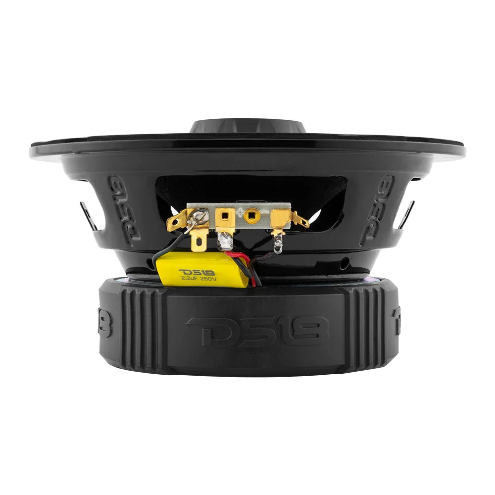 DS18 PRO-ZT6 6.5" 225W RMS Midrange Speaker w/ Built-in Bullet Tweeter 4-Ohm (Single) DS18