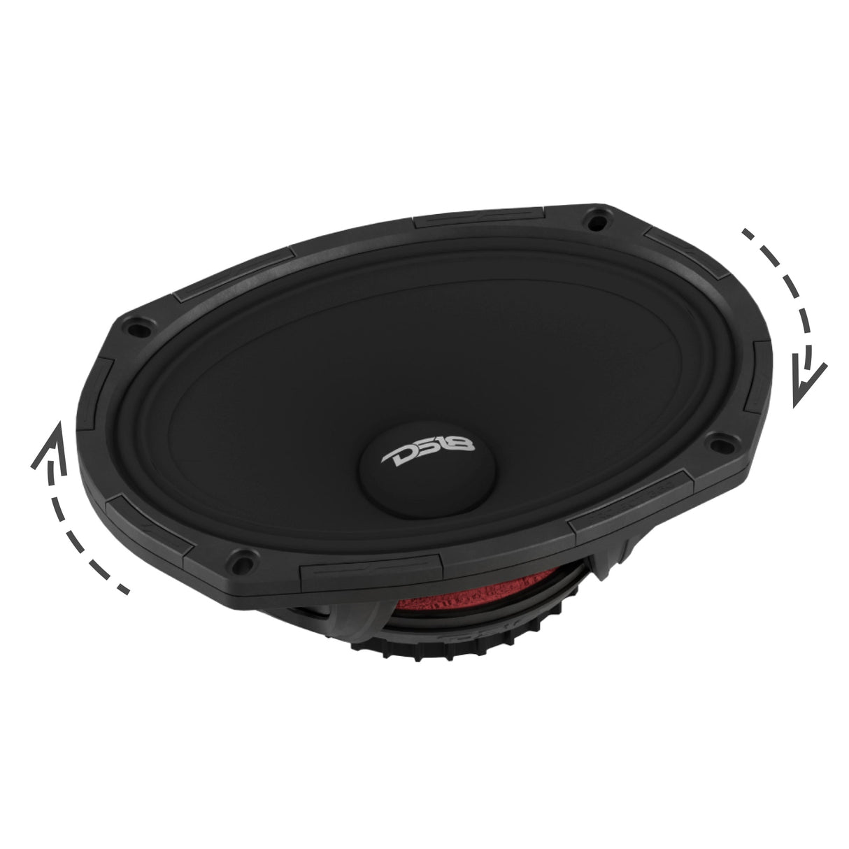 PROJECT360 6x9” High-Sensitivity Mid-High Loudspeaker With Neodymium Magnet - 350W RMS 4-Ohm - Rotating Recone Design For Quick Repair